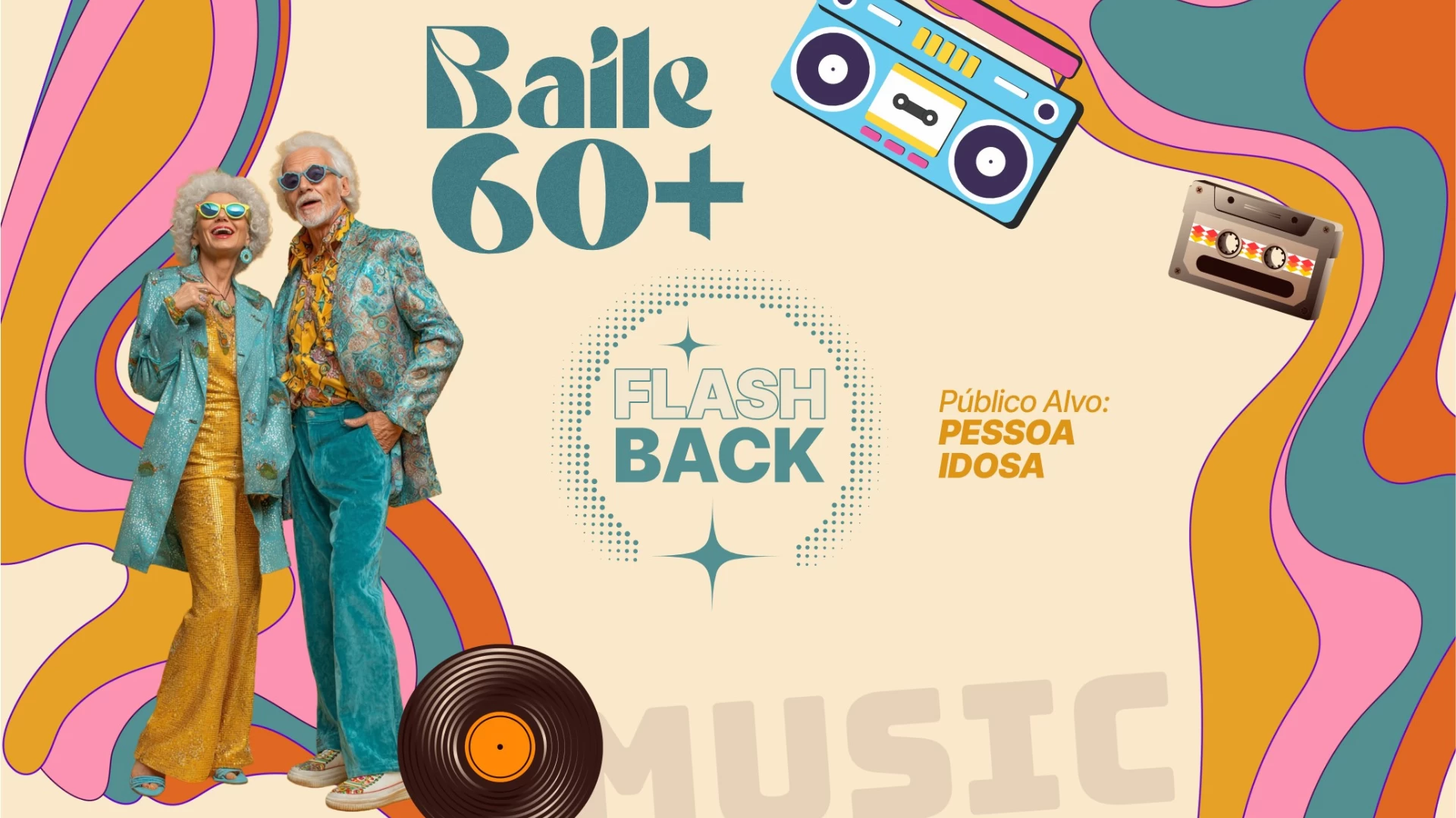 Baile Flashback 60+ – Costa Sul